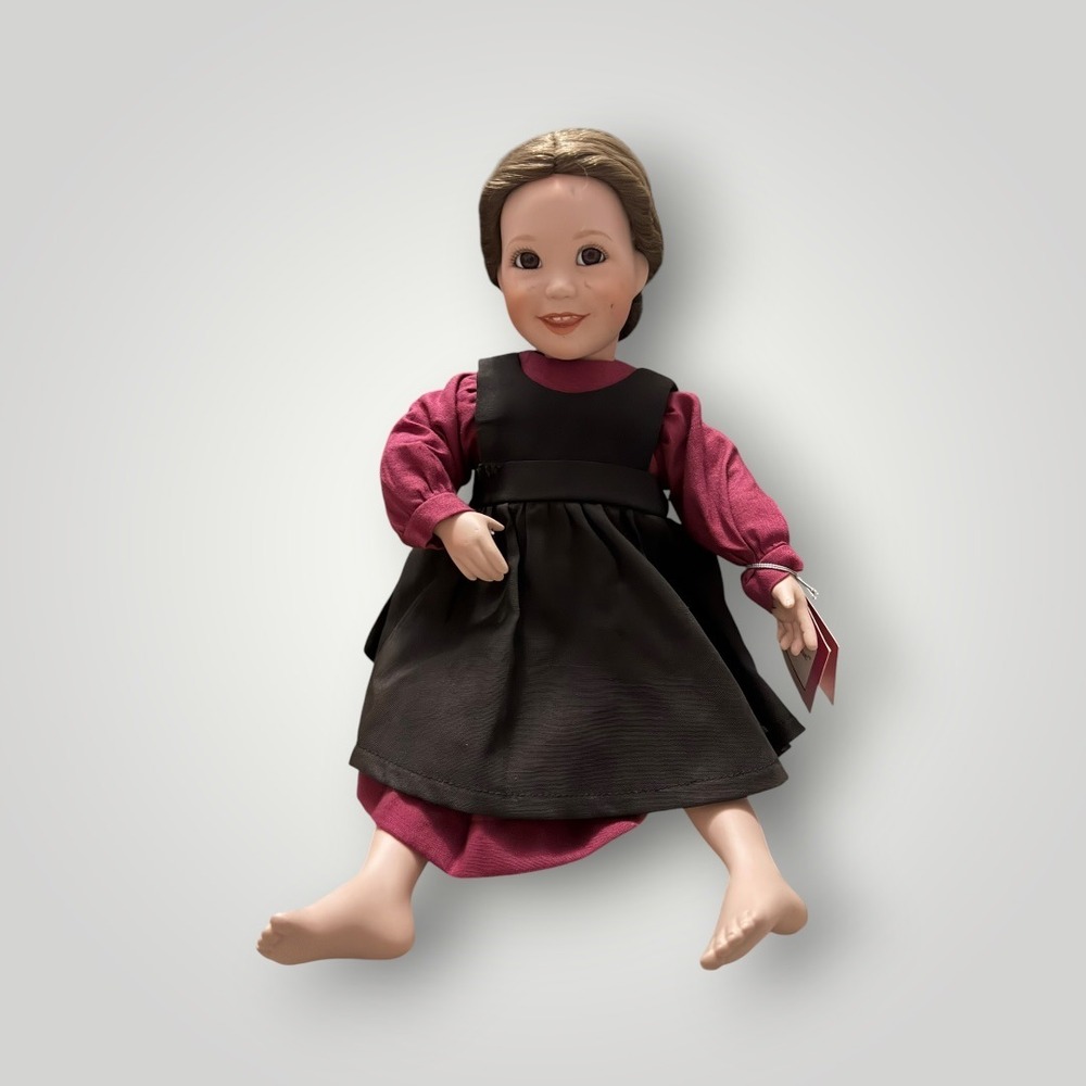 Ashton-Drake Adeline Doll Jenny Lundy 1996 Porcelain Vintage Pioneer Collectible